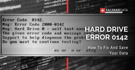 hard drive test error code 0142|hard drive diagnostic error.